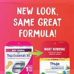 Boiron Thuja Occidentalis 30C Wart Removal Homeopathic Medicine for Painless Removal of Warts from Plantar (Feet), Hands, and Other Bodily Warts - 3 Count (240 Pellets)