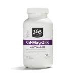 365 by Whole Foods Market, Cal-Mag-Zinc with Vitamin D3, Vegetarian, 90 Count