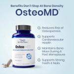 1MD Nutrition OsteoMD for Comprehensive Support - Supplement for Women and Men - Promote Density w/Vitamin D - Hydroxyapatite w/Vitamin D3 & K2-90 Capsules