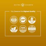 NutraChamps Korean Red Panax Ginseng Capsules | Extra Strength Ginsenosides for Energy, Focus, Performance, Vitality & Immune Support | Korean Red Ginseng Root Extract (90, Premium Gold)