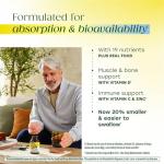 MegaFood Multivitamin for Men 55+ One Daily Mens Multivitamins, Methylated B12, Vitamin D3, C & Zinc - Healthy Aging, Bone & Muscle Health & Immune Support - Vegetarian - 120 Tablets