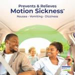 Boiron MotionCalm Relief for Nausea, Vomiting, or Dizziness associated with Motion Sickness Due to Travel, Amusement Rides, and Video Games or VR - Non-Drowsy - 60 Count