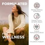 Nutrivein Korean Red Panax Ginseng 1600mg – Extra Strength Formula – 180 Capsules – Boost Energy, Mental Focus & Immune Health Naturally