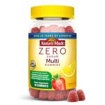 Nature Made Zero Sugar Multivitamin Gummies, Mens & Womens Multivitamins, Daily Nutritional Support Vitamin and Mineral Supplement, Aspartame Free, 90 Gummies, 45 Day Supply
