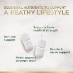 Calcium 1200 mg with Vitamin D3 - Bone Health Supplement, Vitamin D & Calcium Supplements for Women & Men - Bone Strength, Teeth & Immune Support, Nature's Calcium Pills, Bottled in USA - 240 Tablets