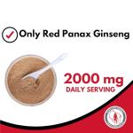 Red Panax Ginseng Powder with Natural Ginsenosides (4 oz)- Supports Healthy Energy, Vitality, Mood and More, Korean Panax Ginseng Root Powder for Smoothies, Coffee or Drinks (1 Pack)