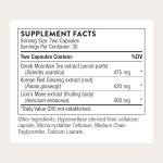 THORNE - Ginseng Plus - Supports Focus, Cognition, Memory & Resilience to Stress* - with Korean Red Ginseng, Lion's Mane & Greek Mountain Tea - Soy, Gluten & Dairy Free - 60 Capsules