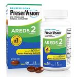 PreserVision AREDS 2 Eye Vitamins, #1 Eye Doctor Recommended Brand, Lutein and Zeaxanthin Supplement with Vitamin C, Vitamin E, Zinc, and Copper, 60 Softgels (Minigels)