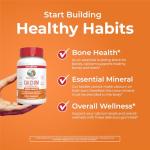 MaryRuth Organics Calcium Supplement | Sugar Free | Calcium Gummies for Women and Men Ages 14+ | Strong Bones and Teeth | Essential Mineral | Vegan | Gluten Free | 60 Count