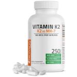 Bronson Vitamin K2 as MK-7 Menaquinone 100 mcg Non-GMO, 250 Capsules