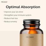 Promix Nutrition Vitamin D3 K2 5000iu supplement | MK4 & MK7 | Soy & Gluten Free - 90 count capsule