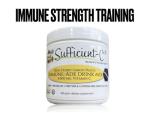Sufficient-C High-Dosed 4000 mg. Vitamin C Lemon Peach Immune-Ade Drink Mix 250 gram Size - Refreshing with Generously Dosed L-lysine, Bromelain & 96% Pure, Caffeine-Free Green Tea Extract