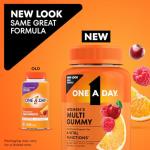 One A Day Womens Multivitamin Gummy - Gummy Vitamins for Women with Biotin, Zinc, Folic Acid, Iodine Vitamin Gummies, Chewable Multivitamin, 80 Count (Packaging May Vary)