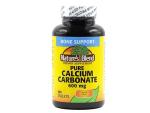 Nature's Blend Pure Calcium Carbonate 600 mg 100 Tabs (1684)