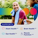 Centrum Silver Multivitamin for Men 50 Plus, Multimineral Supplement, Vitamin D3, B-Vitamins and Zinc, Gluten Free, Non-GMO Ingredients, Supports Memory and Cognition in Older Adults - 100 Ct