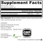 XYMOGEN Xcellent A 3000 - 10,000 IU High-Potency Vitamin A Supplement (Retinyl Palmitate) - Supports Healthy Immune Function, Healthy Skin + Mucous Membranes (60 Capsules)