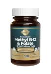 Vitamines Vitales Methyl B12 + Folate – 90 Vegan Capsules | Active B12 & Methyl folate for Energy