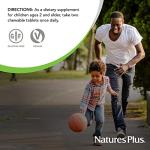 NaturesPlus Animal Parade Vitamin C Children's Chewable - Natural Orange Juice Flavor - 90 Animal-Shaped Tablets, Pack of 2 - Vegan, Vegetarian, Gluten Free - 90 Total Servings