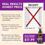 Venture Pal Vitamin B Complex Liquid Drops, B12 Methylcobalamin | B9 Folic | B1,B2,B3,B5,B6,B7 - Vitamin C, Choline, Inositol, Immune & Energy Metabolism, Brain & Heart Support