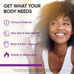 Venture Pal Vitamin B Complex Liquid Drops, B12 Methylcobalamin | B9 Folic | B1,B2,B3,B5,B6,B7 - Vitamin C, Choline, Inositol, Immune & Energy Metabolism, Brain & Heart Support