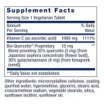 Life Extension Vitamin C and Bio-Quercetin®, Cardiovascular Health Supplement, Immune Support, Highly absorbable, quercetin, Vitamin C, Gluten Free, Non-GMO, Vegetarian, 250 Tablets