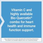 Life Extension Vitamin C and Bio-Quercetin®, Cardiovascular Health Supplement, Immune Support, Highly absorbable, quercetin, Vitamin C, Gluten Free, Non-GMO, Vegetarian, 250 Tablets