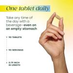 MegaFood Womens Multivitamin One Daily - Multivitamin for Women - Vitamin C, Vitamin D, Iron & B Vitamins - Bone, Energy Metabolism & Immune Support - Vegetarian, GlutenFree - 90 Tablets, 90 Servings