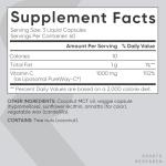 Sports Research® High Potency Liposomal Vitamin C Supplement 1000 mg – Certified Vegan, Non-GMO, Gluten Free | Antioxidant & Immune Support | Ascorbic Acid Vitamin C | 180 Liquid Veggie Capsules