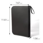 Homeopathy Storage, Large Homeopathy Supplies Organizer for 56 Tubes; Homeopathic Remedies Organizer Bag,Black Zipper/Nylon Material/Water-Resistant