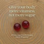 New Chapter® Organic Vitamin B12+ Gummies – 47% Less Sugar§, USDA Organic Vegan B12, Two Daily Gummies for Cellular Energy Support with Cordyceps, Non-GMO, Gluten Free, Raspberry Flavored, 60ct