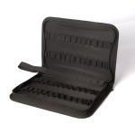 Homeopathy Storage, Large Homeopathy Supplies Organizer for 56 Tubes; Homeopathic Remedies Organizer Bag,Black Zipper/Nylon Material/Water-Resistant