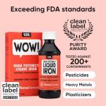 NovaFerrum Wow | High Potency Liquid Iron Supplement