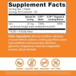 Doctor's Best Iron 27mg, 120 Tablets