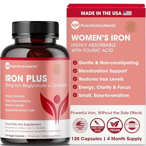 Natural Iron Supplement for Energy & Anemia Support