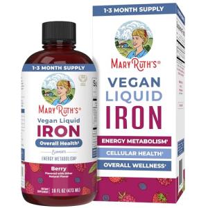 MaryRuth Organics Iron Supplement for Women Men & Kids