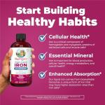 MaryRuth Organics Iron Supplement for Women Men & Kids