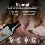 Floradix Iron Sport Liquid Mineral & Vitamin Formula - Daily Nutrition & Energy Support* - Sports Nutrition with Iron, B Vitamins & More - Vegan & Non-GMO - 8.5 fl oz