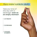 MegaFood Blood Builder Minis, Iron Supplement Clinically Shown to Increase Iron Levels Without Side Effects - Vegan Supplement with Vitamin C, Vitamin B12 & Folic Acid, 60 Tablets (30 Servings)