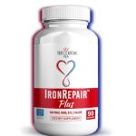 Iron Repair Plus Natural Iron Supplement, Best Absorption Gentle on Stomach, Monash Low FODMAP, Raise Hemoglobin & Ferritin for Women, Teens & Pregnancy Methylated B-12 & Folate, 90 Gelatin Capsules