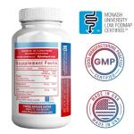 Iron Repair Plus Natural Iron Supplement, Best Absorption Gentle on Stomach, Monash Low FODMAP, Raise Hemoglobin & Ferritin for Women, Teens & Pregnancy Methylated B-12 & Folate, 90 Gelatin Capsules