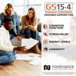 Nootropics Depot GS15-4 Panax Ginseng Extract Capsules | 200mg | 60 Count | Ayurvedic Herb | Natural Adaptogen | Supports Healthy Stress Levels
