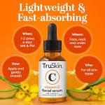 TruSkin Vitamin C Serum For Face – Anti Aging Face Serum with Vitamin C, Hyaluronic Acid, Vitamin E – Brightening Formula – Improve Appearance of Dark Spots, Tone, Fine Lines & Wrinkles, 2 Fl Oz