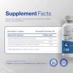 VITAJAX, ADK 10 - Vitamin ADK Supplement, 180 Capsules - High Potency Vitamin A, D3(10,000 IU) K2 as MK-7 for Bone, Heart & Calcium Absorption – Non-GMO, Gluten Free (6 Month Supply) 2 Pack