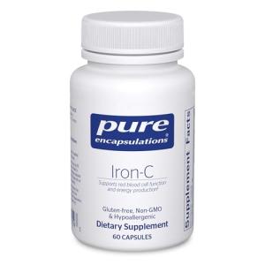 Pure Encapsulations Iron with Vitamin C - 60 Caps