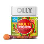 OLLY Daily Multi + Probiotic Gummies, Tropical Flavor