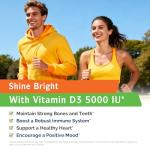 Innate Vitality Vitamin D3 5000 IU (125 mcg), High Potency Vitamin D, Non-GMO, No Soy or Gluten, in Olive Oil, Mini Softgels, 90 Count