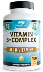 NaturaLife Vitamin B Complex with Vitamin C 100 Veggie Caps