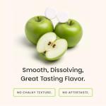 EZ Melts Dissolvable Vitamin D3 5,000 IU - Vegan Vitamin D Supplement for Bone & Teeth Support - No Artificial Flavors - Plant-Based & Non-GMO - Green Apple - 90 Dissolvable Tablets (90 Servings)