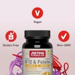 Jarrow Formulas Extra Strength Methyl B-12 & Folate