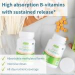 Vegan Super B-Complex Methylated Vitamins, 180 Tablets